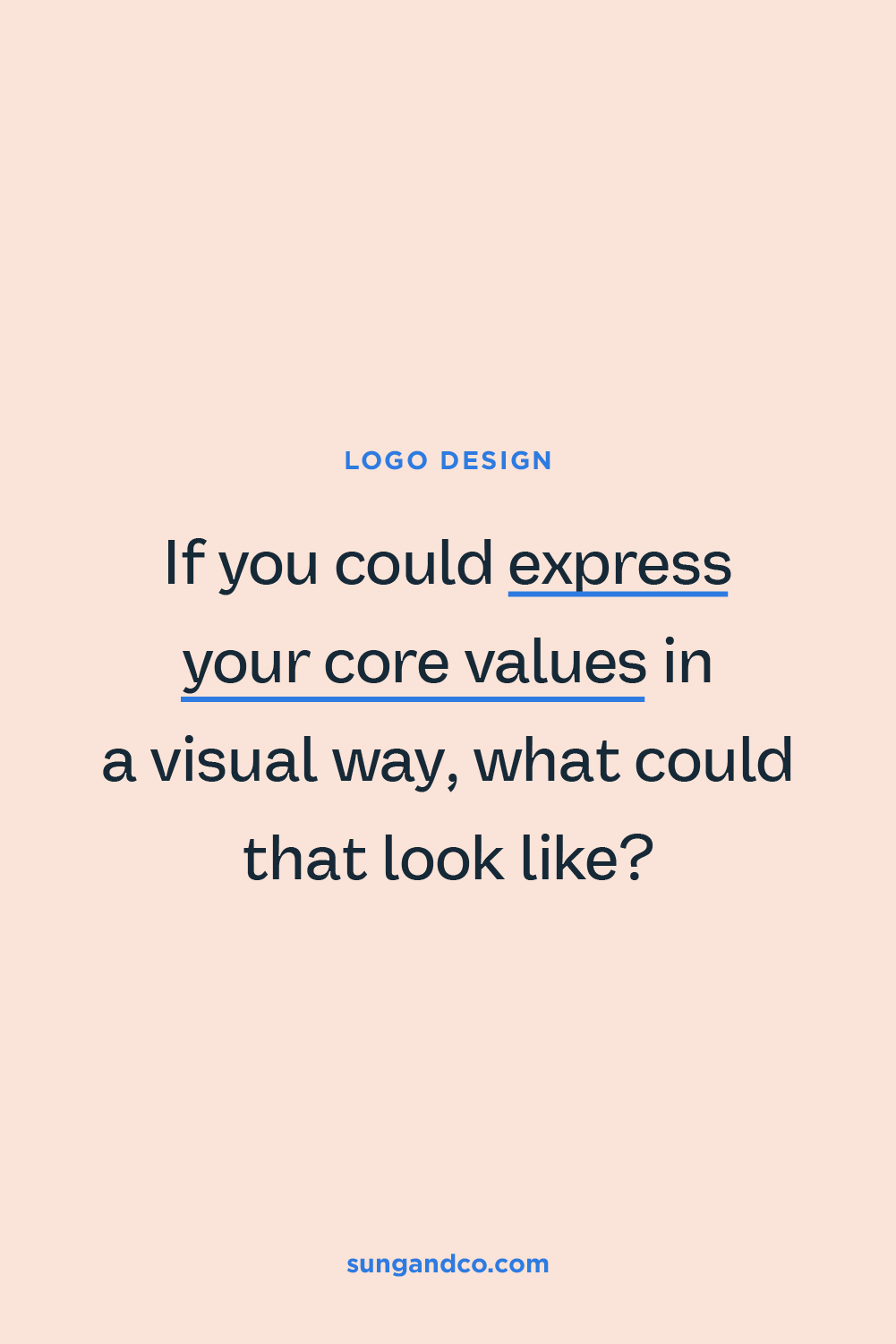 If you could express your core values in a visual way, what could that look like?