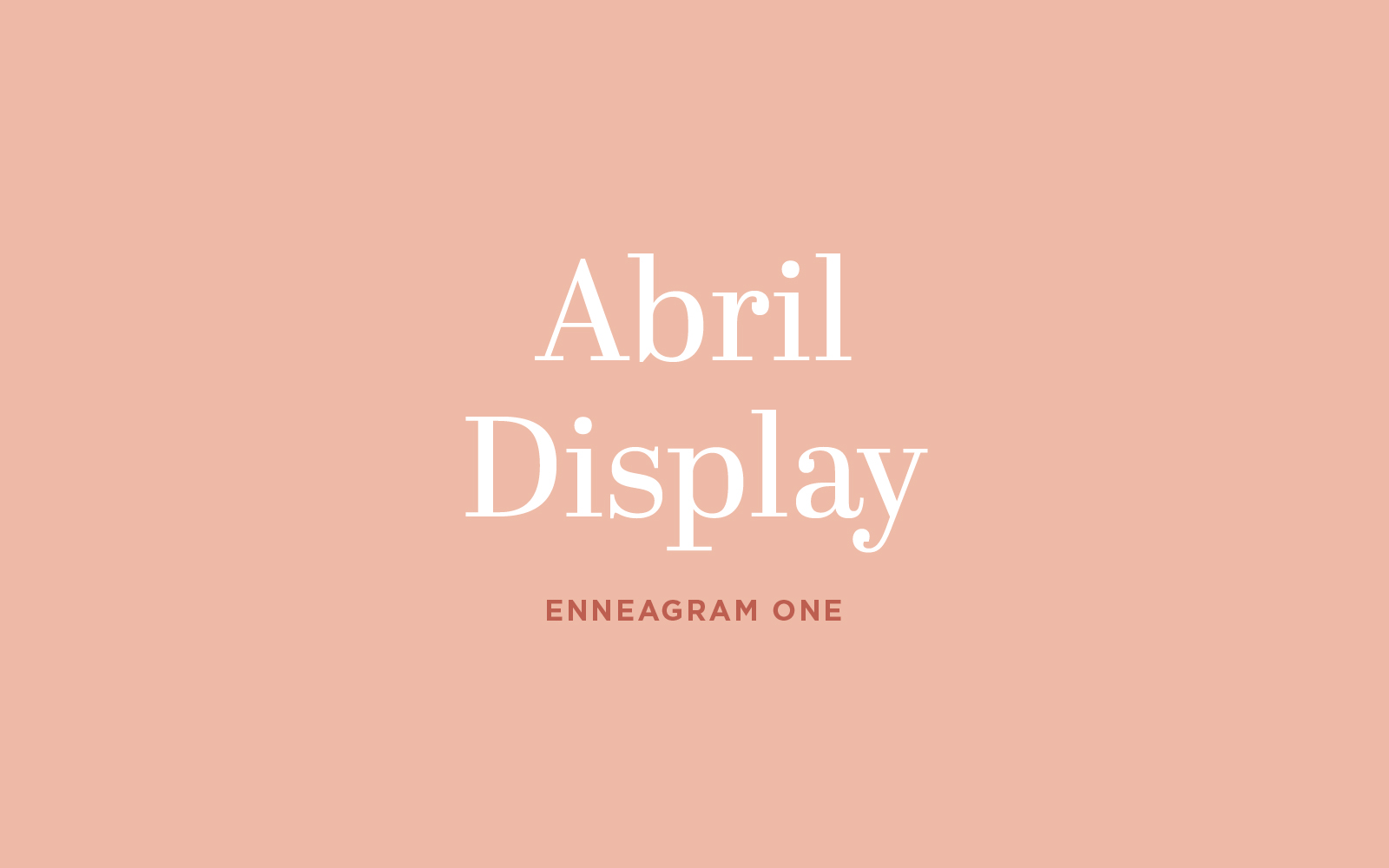 Abril Display Font
