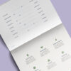 A spread included from the Brand Guide Template