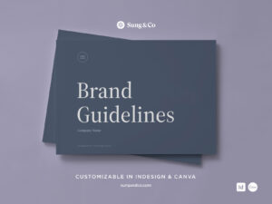 Brand Guide Template created by Sung & Co