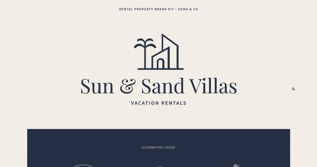 Preview of Sun and Sand Villas Template